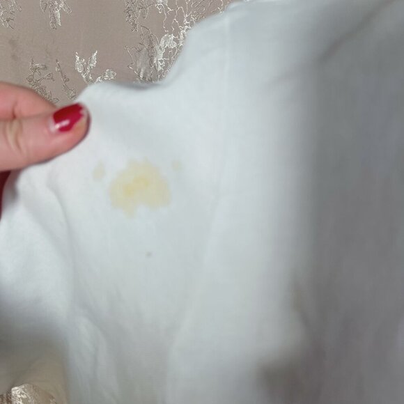 3.1 Phillip Lim White Tee Gathered Metal Ring Women's Size S Piercing Grunge - Picture 7 of 9